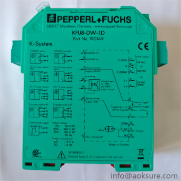 KFU8-DW-1.D Rotation Speed Monitor Pepperl+Fuchs
