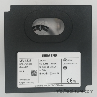 SIEMENS LFL1.322 Gas burner control